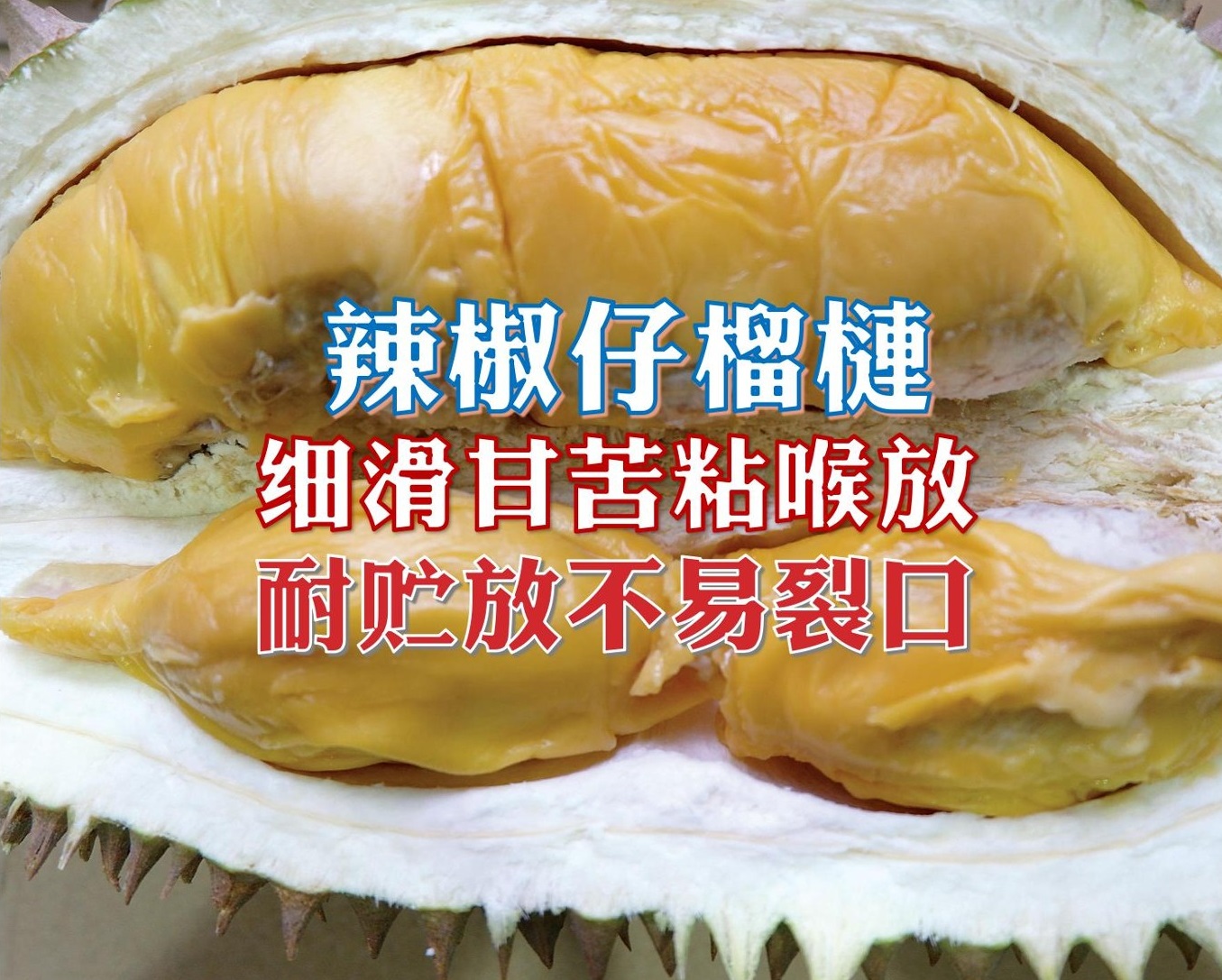 辣椒仔榴梿  细滑甘苦粘喉  老饕频频回头采购 - 农牧世界