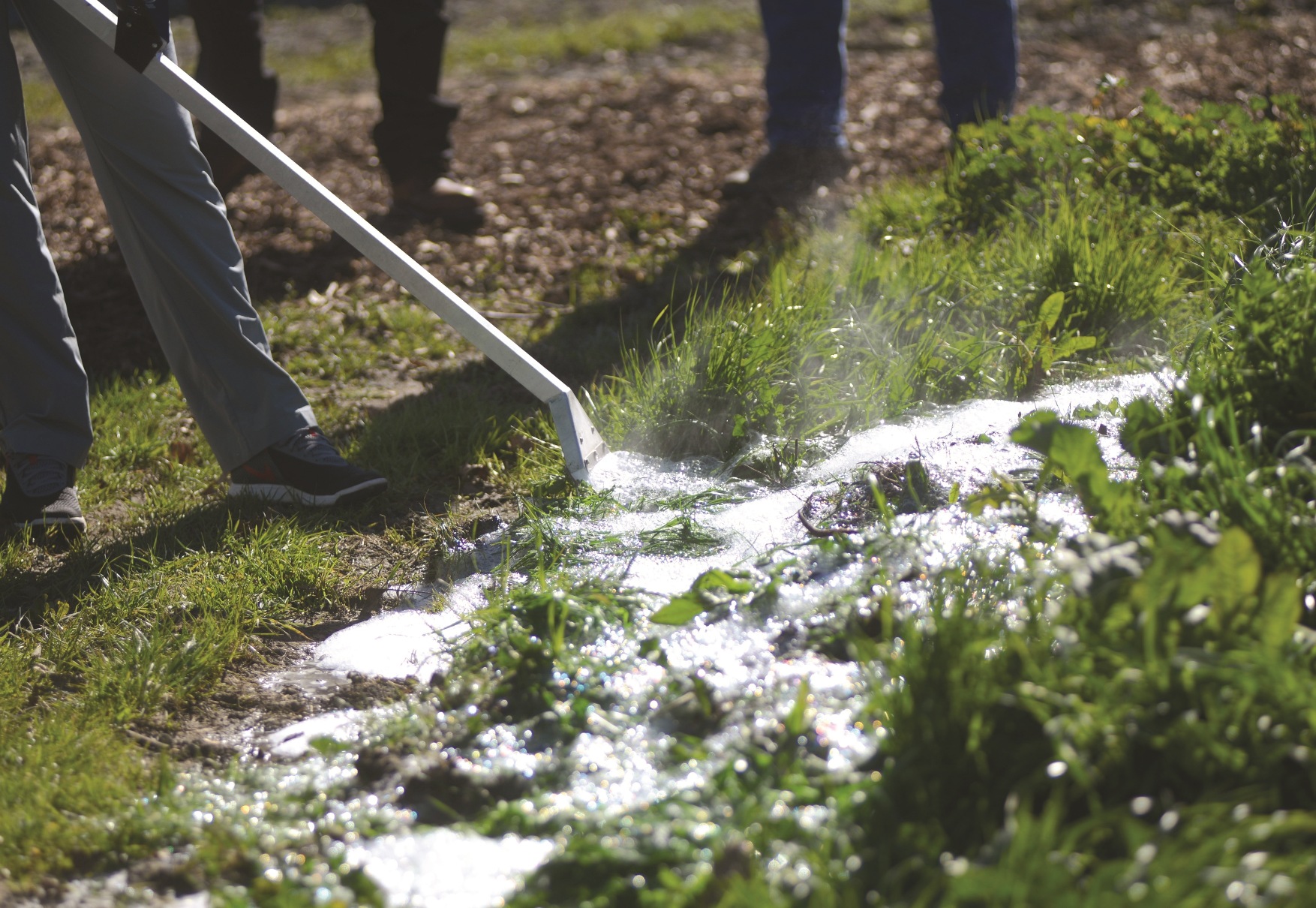 热泡沫除草法  环保健康减少土壤伤害 - 农牧世界